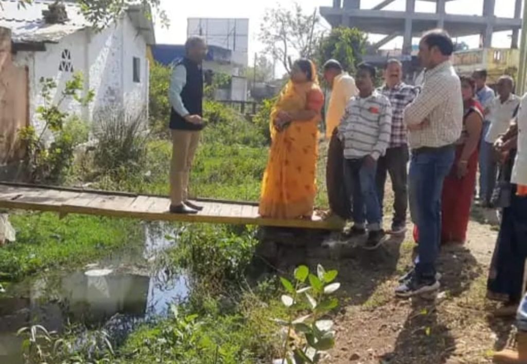 पर्यावरण अभियांत्रिक अनुसंधान संस्थान नागपुर के वैज्ञानिकों की टीम ने किया निरीक्षण